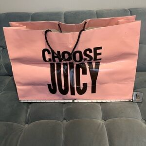 Vintage Juicy Couture large shopping bag
